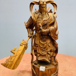 Quan Công cầm đao gỗ sưa
