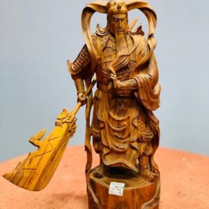 Quan Công cầm đao gỗ sưa