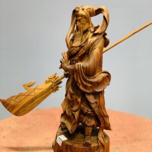 Quan Công cầm đao gỗ sưa