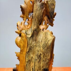 Phu thê viên mãn gỗ hương ta.