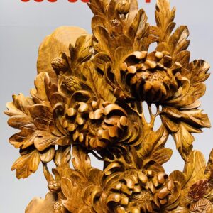 Phu thê viên mãn gỗ hương ta.