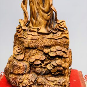 Ông thọ đứng tùng gỗ sưa