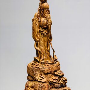 Ông thọ đứng tùng gỗ sưa