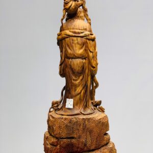 Ông thọ đứng tùng gỗ sưa