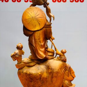 Di Lặc tam tiểu đứng bao tiền nu hương