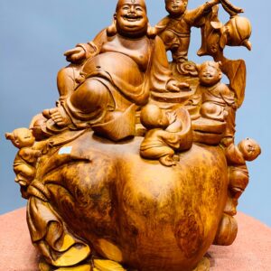 Di Lặc ngũ tiểu ngồi bao tiền nu hương