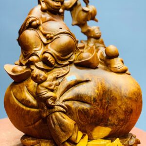 Di Lặc ngũ tiểu ngồi bao tiền nu hương