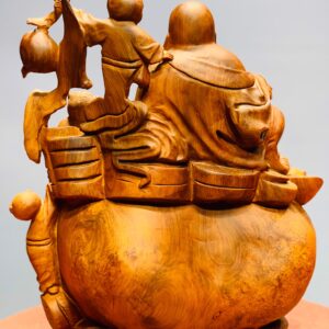Di Lặc ngũ tiểu ngồi bao tiền nu hương
