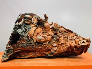 Di Lăc ngũ tiểu ngồi lá sen