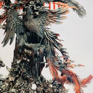 Phượng Hoàng lửa gỗ trắc