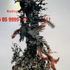 Phượng Hoàng lửa gỗ trắc