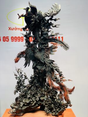 Phượng Hoàng lửa gỗ trắc