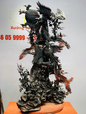 Phượng Hoàng lửa gỗ trắc
