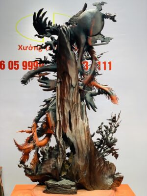 Phượng Hoàng lửa gỗ trắc