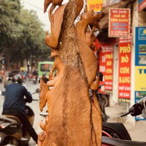 Quan Âm ban phước gỗ hương ta.