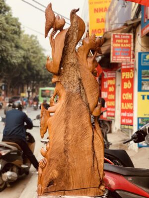 Quan Âm ban phước gỗ hương ta.