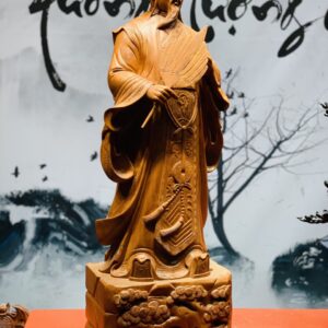 Khổng Minh hương đá cầm quạt cao 1m