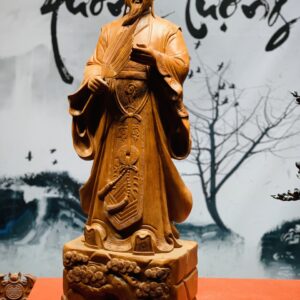 Khổng Minh hương đá cầm quạt cao 1m