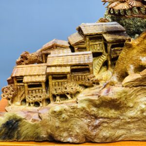 Tiểu cảnh(bonsai) ôm đá gỗ hương ta.