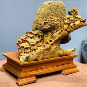 Tiểu cảnh(bonsai) ôm đá gỗ hương ta.