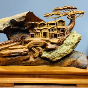 Tiểu cảnh ôm đá hương