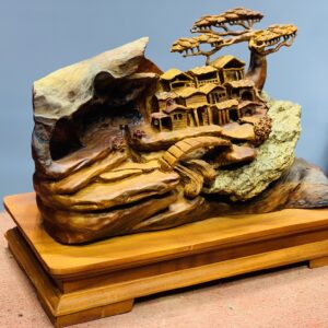 Tiểu cảnh ôm đá hương