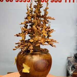 Bình mai gỗ hương ta.