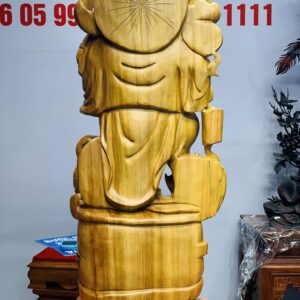 Di Lặc đứng trống tam tiểu gánh gậy như ý ngọc am.