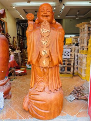 Di Lặc chúc phúc hương đá 1m6