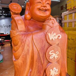 Di Lặc chúc phúc hương đá 1m6