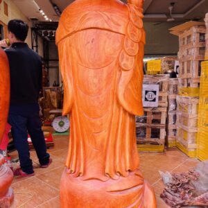 Di Lặc chúc phúc hương đá 1m6