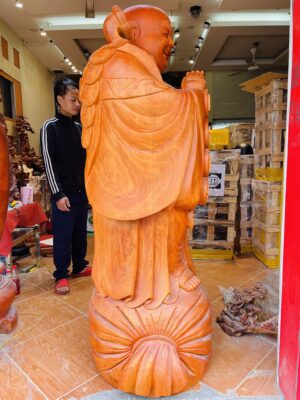 Di Lặc chúc phúc hương đá 1m6
