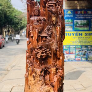 Nhất tâm bái Phật gỗ hương ta khủng.