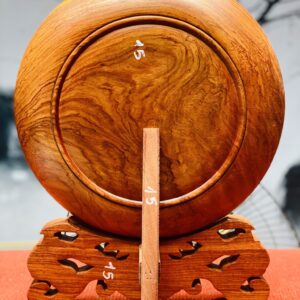 Tranh đĩa Di Lặc gỗ hương đá
