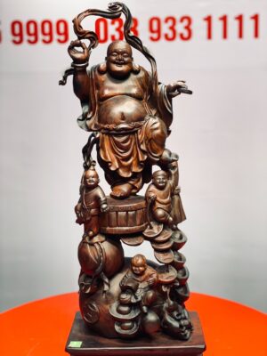 Di Lặc Tam Tiểu Gỗ Trắc