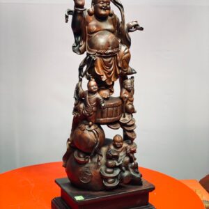 Di Lặc Tam Tiểu Gỗ Trắc