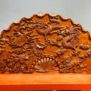 Tranh quạt rồng.