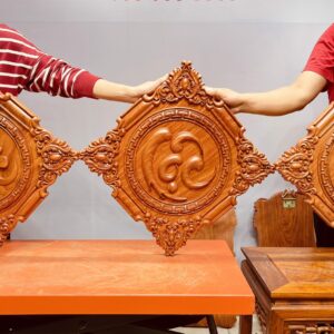 Tranh gỗ Phúc - Lộc - Thọ.