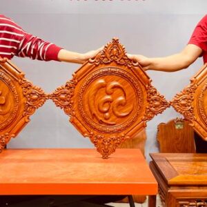 Tranh gỗ Phúc - Lộc - Thọ.