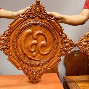 Tranh gỗ Phúc - Lộc - Thọ.