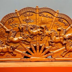 Tranh quạt Mã Đáo Thành Công.