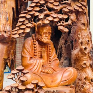 Đạt ma ngồi thiền tùng hương