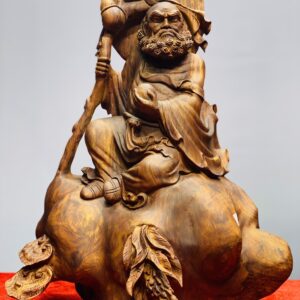 Đạt ma ngồi thiền gỗ sưa.