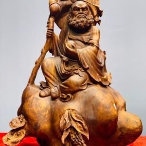 Đạt ma ngồi thiền gỗ sưa.