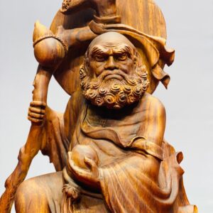 Đạt ma ngồi thiền gỗ sưa.