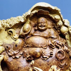 Di lặc tam tiểu ngồi bao nu hương.