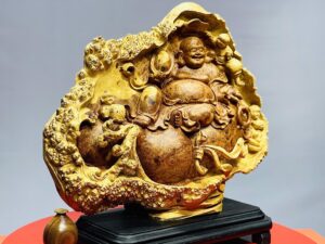 Di lặc tam tiểu ngồi bao nu hương.