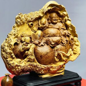 Di lặc tam tiểu ngồi bao nu hương.