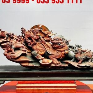 Gia đình tỳ hưu gỗ trắc