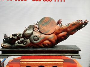 Gia đình tỳ hưu gỗ trắc